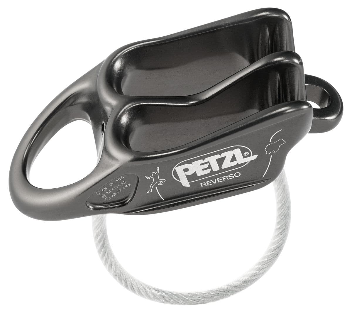 Страховочно-спусковое устройство Petzl REVERSO - Gray image